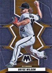 2022 Panini Mosaic Base Set Bryse Wilson #95 card