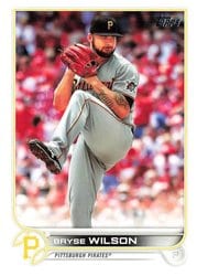2022 Topps Base Set Bryse Wilson #463 card