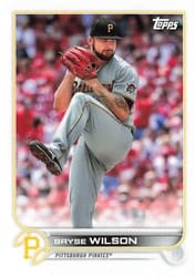 2022 Topps Mini Base Set Bryse Wilson #463 card