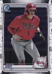 2020 Bowman Chrome Prospects Bryson Stott #BCP-68 card
