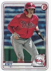2020 Bowman Prospects Bryson Stott #BP-68 card