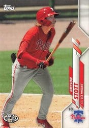 2020 Topps Pro Debut Base Set Bryson Stott #PD-37 card