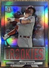 2022 Bowman Platinum Renowned Rookies Autographs Bryson Stott #RR-20 card