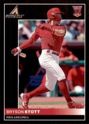 2022 Panini Chronicles Pinnacle Bryson Stott #14 card