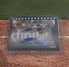 2022 Topps Black & White Autographs Bryson Stott #93A card