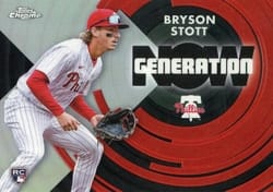 2022 Topps Chrome Update Generation Now Bryson Stott #GNC-19 card
