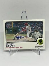 2022 Topps Heritage Real One Autographs Bryson Stott #ROA-BS card