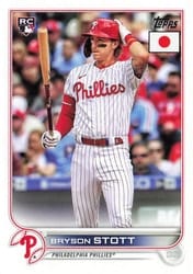 2022 Topps Japan Edition Base Set Bryson Stott #198 card