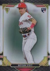 2022 Topps Triple Threads Base Set Bryson Stott #61 card