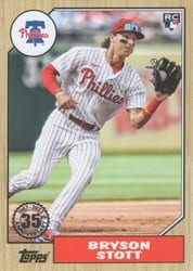 2022 Topps Update 1987 Topps Bryson Stott #87TBU-37 card