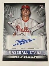 2022 Topps Update Baseball Stars Autographs Bryson Stott #BSA-BS card