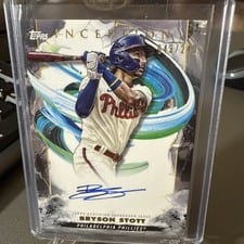 2023 Topps Inception Rookies and Emerging Stars Autographs Bryson Stott #BRES-BST card