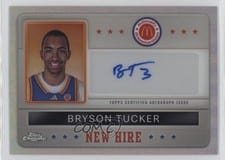 2024 Topps Chrome McDonald's All-American New Hire Badge Autographs Refractor Bryson Tucker #NHB-BRY