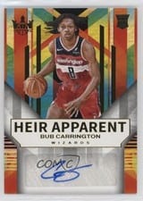 2024-25 Panini Court Kings Heir Apparent Autographs Bub Carrington #HA-BUB card