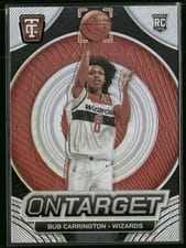 2024-25 Panini Totally Certified On Target Bub Carrington #11 card