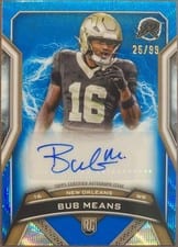 2024 Topps Resurgence Resurgence Rookie Signatures Bub Means #RRS-BM card