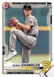 2021 Bowman Draft Base Set Bubba Chandler #BD-41 card