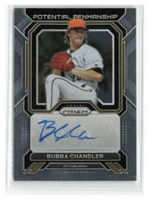 2023 Panini Prizm Potential Penmanship Bubba Chandler #PP-BC card