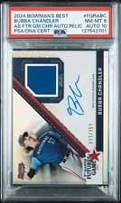 2024 Bowman's Best 2024 MLB All-Star Futures Game Autograph Relics Bubba Chandler #FGRA-BC card