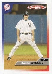 2005 Topps Total Base Set Bubba Crosby #62 card