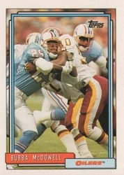 1992 Topps Base Set Bubba McDowell #391 card