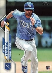 2020 Topps Base Set Bubba Starling #74 card