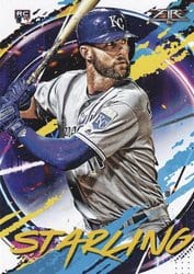 2020 Topps Fire Base Set Bubba Starling #36 card