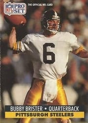 1991 Pro Set Base Set Bubby Brister #631 card