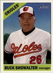 2015 Topps Heritage Base Set Buck Showalter #229 card