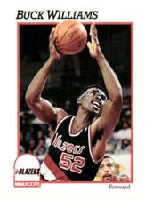 1991-92 Hoops Base Set Buck Williams #179 card