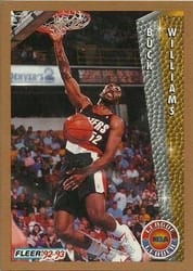 1992-93 Fleer Base Set Buck Williams #241 card