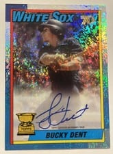 Bucky Dent 2021 Topps All-Star Rookie Cup Autographs HoloFractor card