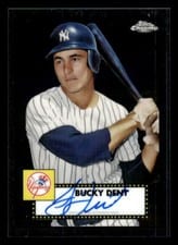 2021 Topps Chrome Platinum Anniversary Autographs Bucky Dent #PA-BDE card