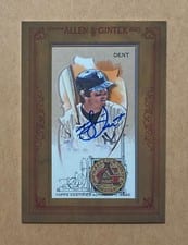 2023 Topps Allen & Ginter Framed Mini Autographs Bucky Dent #MA-BD card