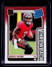 2024 Donruss Rated Rookies Throwback Bucky Irving #6 card