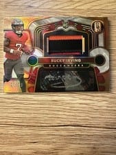 2024 Panini Gold Standard Rookie Jersey Autographs Bucky Irving #221 card