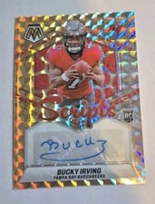 2024 Panini Mosaic Rookie Scripts Bucky Irving #RS-BIG card