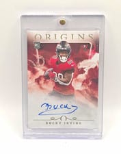 2024 Panini Origins Rookie Autographs Bucky Irving #RAU-BIR card