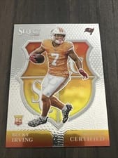 2024 Panini Select Select Certified Rookies Bucky Irving #21 card