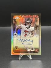 2024 Topps Chrome Rookie Autographs Bucky Irving #RA-BIR card