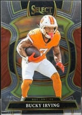2025 Panini Select Bucky Irving #38 card