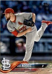 2018 Topps Base Set Bud Norris #686 card