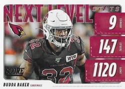 2020 Score Next Level Stats Budda Baker #NLS-BB card