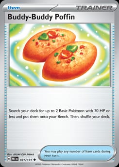 Prismatic Evolutions Buddy-Buddy Poffin #101 card