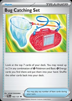 Bug Catching Set Prismatic Evolutions card