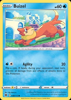 Brilliant Stars Buizel #38 card
