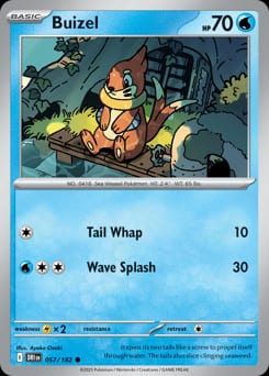 Destined Rivals Buizel #57 card