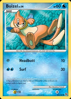 Great Encounters Buizel #61 card