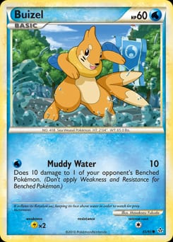 HS—Unleashed Buizel #45 card