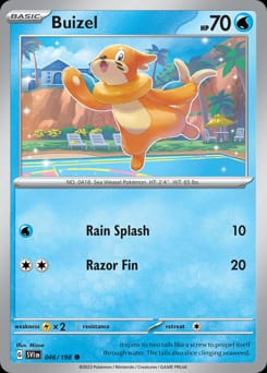 Scarlet & Violet Buizel #46 card